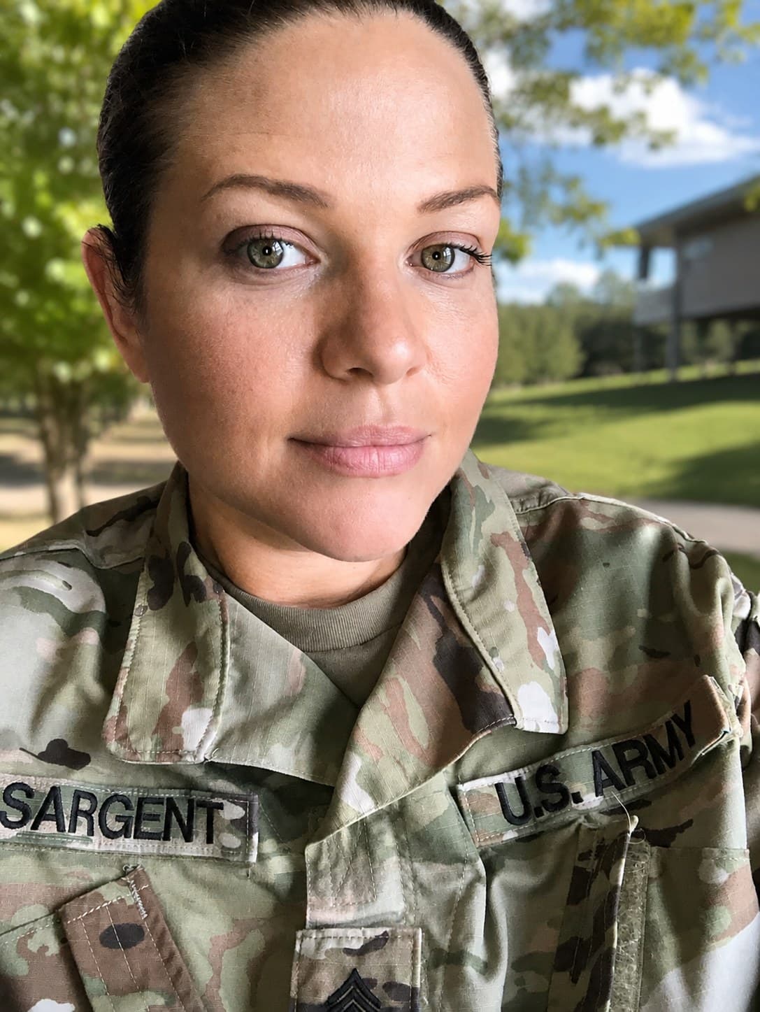 Kristina Sargent in U.S. Army uniform