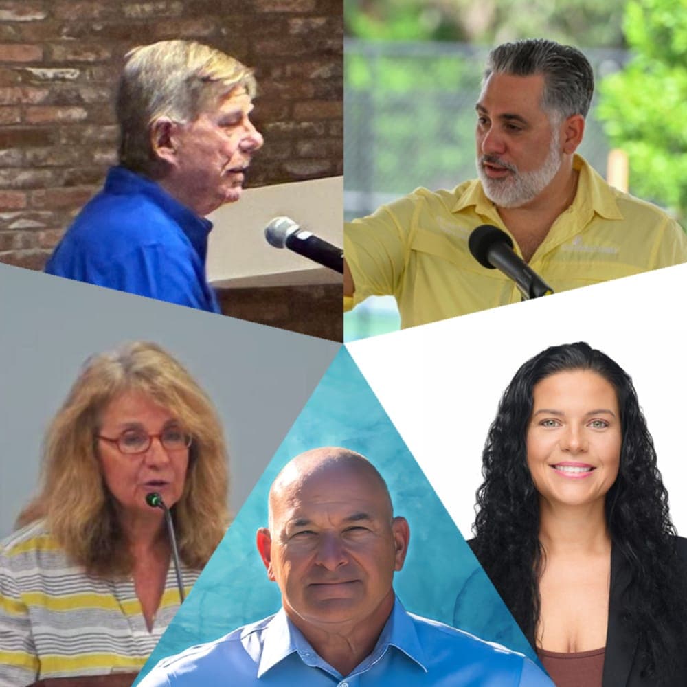 Sarasota County Commission candidates at a League of Women Voters forum